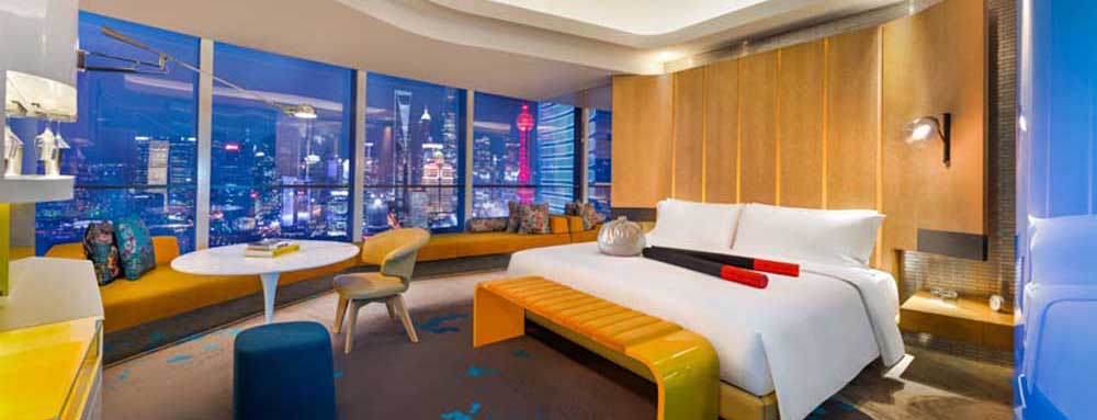 上海外滩W酒店客房